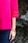 Grace Sweater, Fuchsia / Red