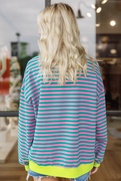 Tessa Striped Sweatshirt