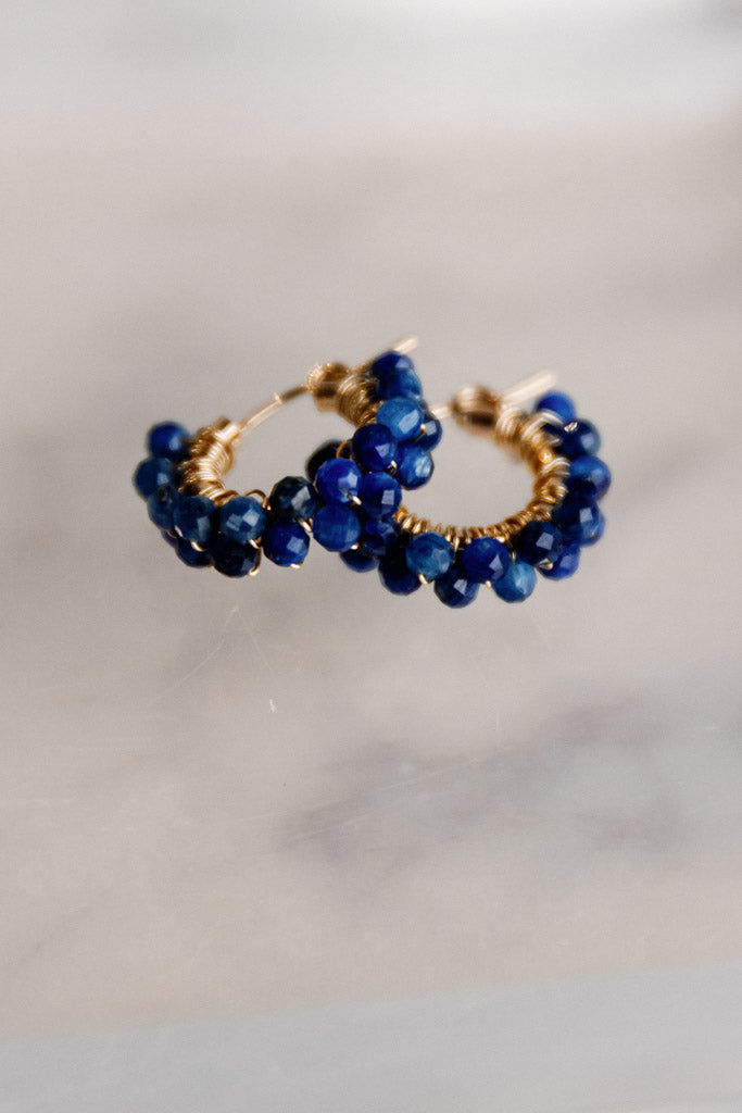 Tilly Semi-Precious Hoops