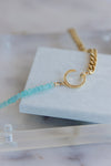 Gemstone & Chain Necklace
