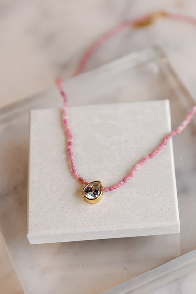 Rosa Tourmaline Necklace