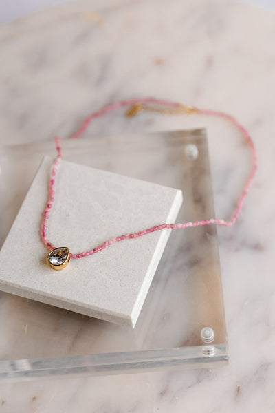 Rosa Tourmaline Necklace