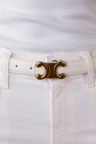 Pre-Order March Brigitte Belt, White