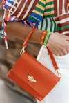 Liza Pebbled Leather Crossbody/Clutch