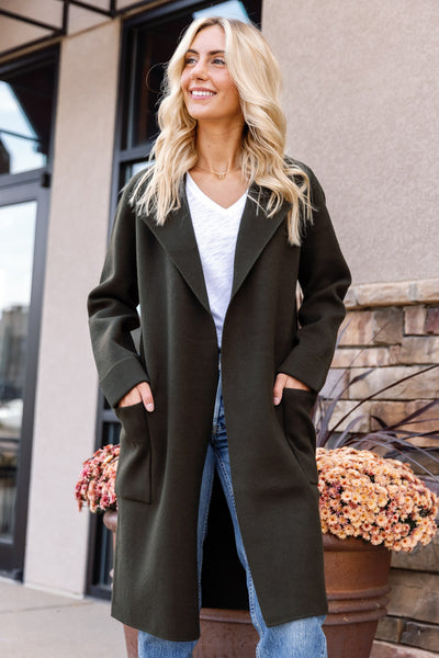 Celeste Cardi-Coat, Olive