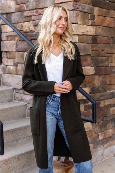 Celeste Cardi-Coat, Olive