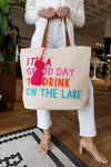 Summer Lake Tote, Cream