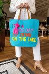 Summer Lake Tote, Blue