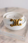 Pre-Order March Brigitte Belt, White