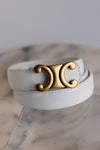 Pre-Order March Brigitte Belt, White