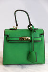 .Janie Hand Bag, Kelly Green