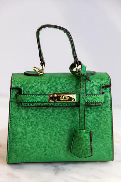 Janie Hand Bag, Kelly Green