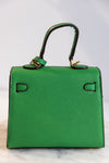 .Janie Hand Bag, Kelly Green