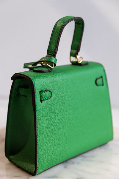 Janie Hand Bag, Kelly Green