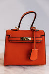 Janie Hand Bag, Orange