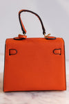 .Janie Hand Bag, Orange