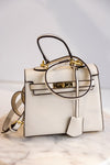 Janie Hand Bag, Ivory