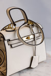 Janie Hand Bag, Ivory