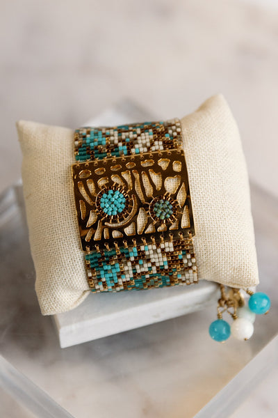 .Mariposa Beaded Bracelet