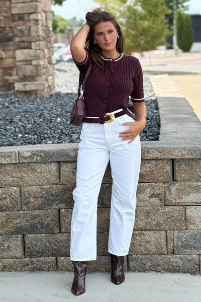 Pre-Order August Aggie Faux Suede Belt,