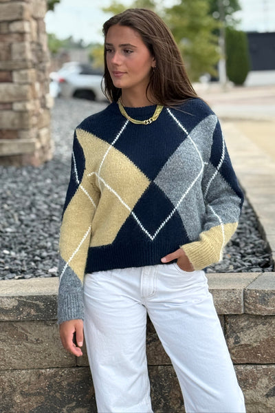 Adrian Argyle Sweater