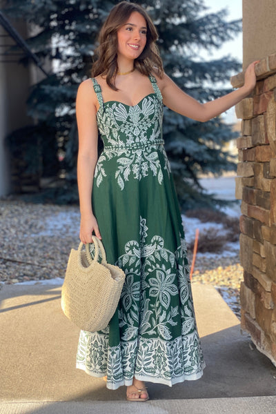 .Farm Rio Miranda Belted Dress