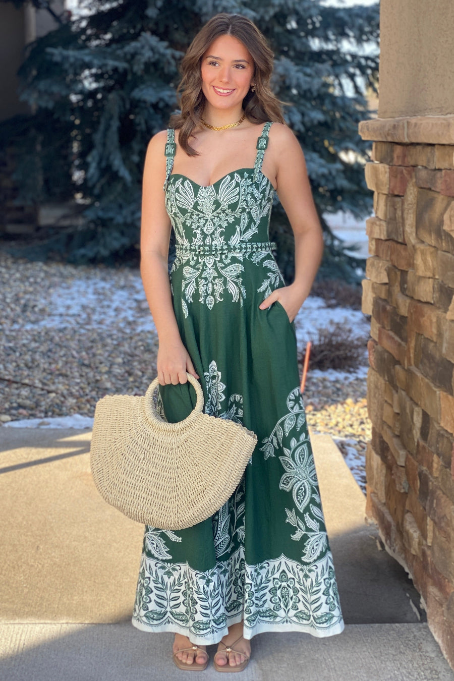 .Farm Rio Miranda Belted Dress .Farm Rio Miranda Belted Dress