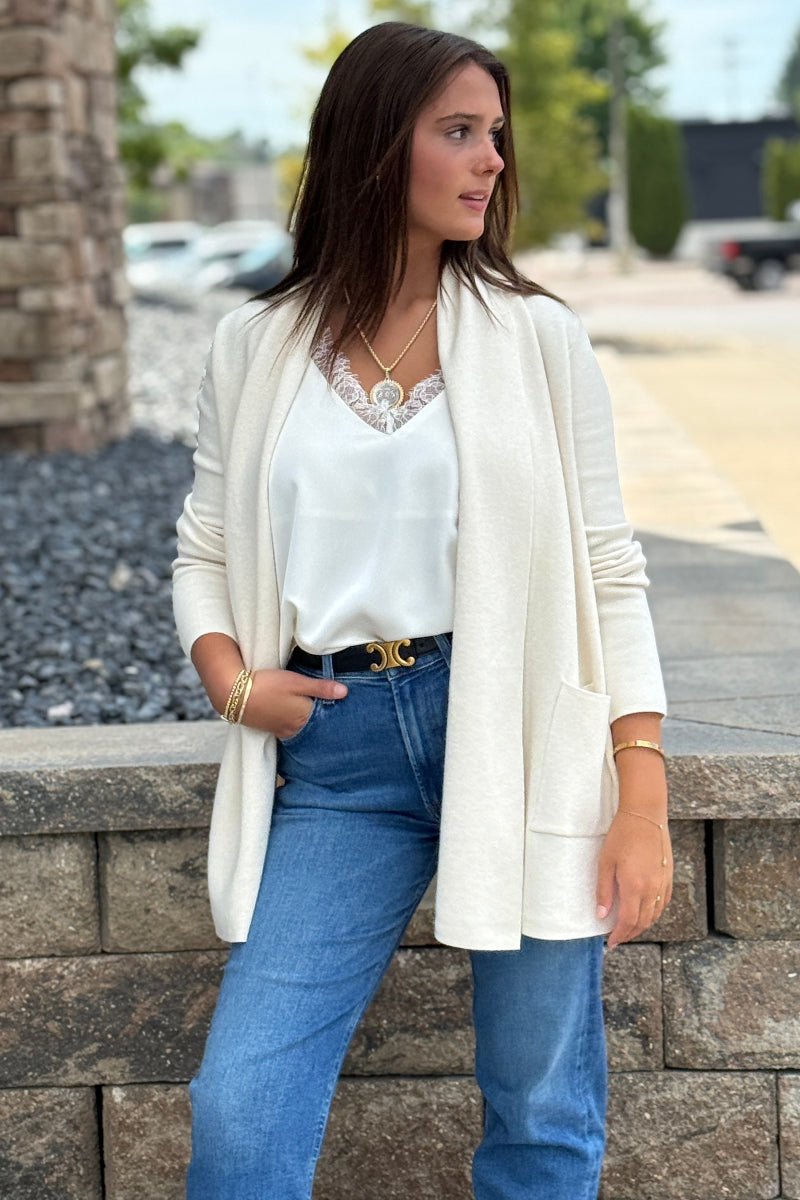 Brandi Cardigan, Ivory