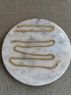 .Adele Leather Clutch, Ivory