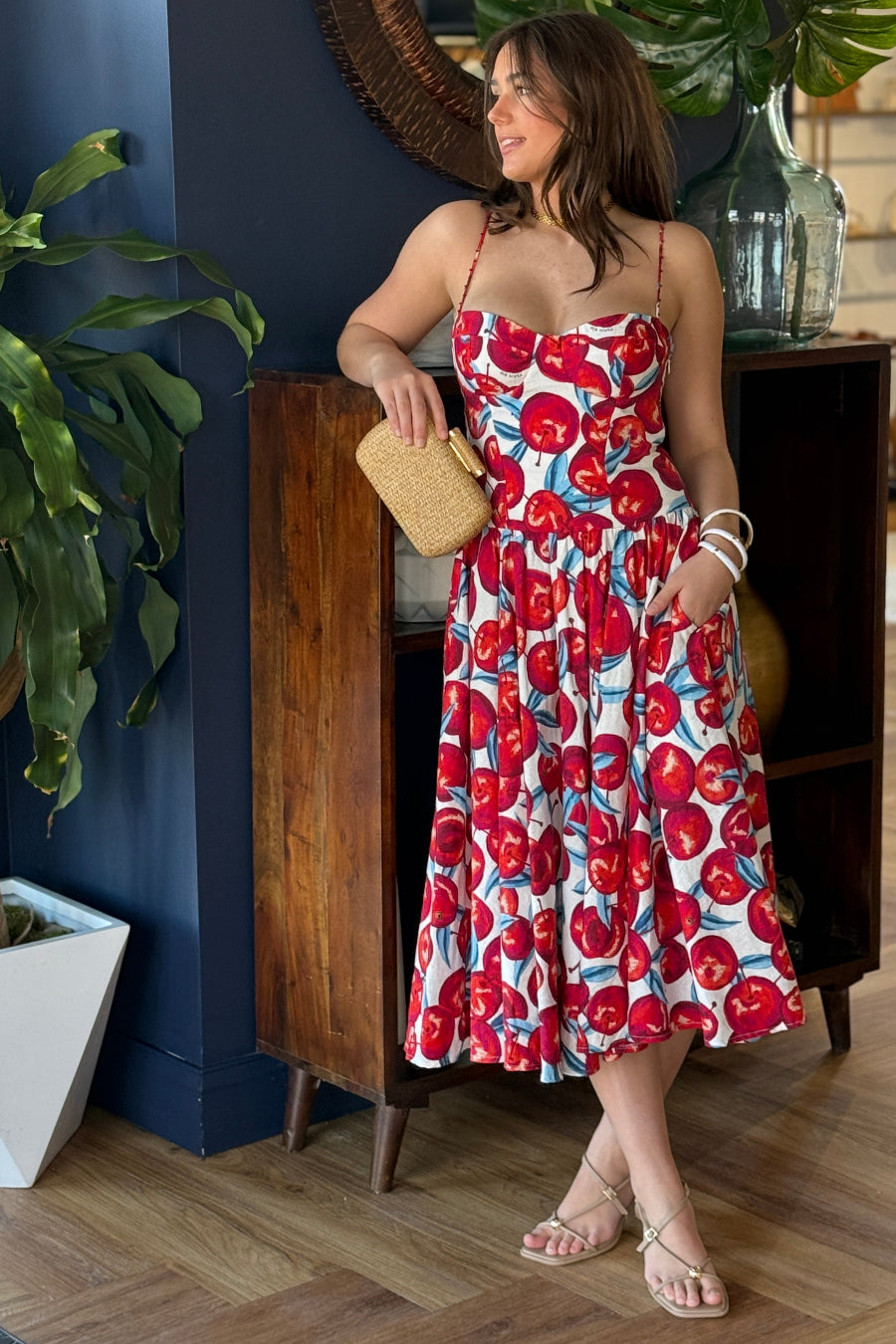 Farm Rio Cherry Blossom Dress - RUST & Co. Farm Rio Cherry Blossom Dress - RUST & Co.