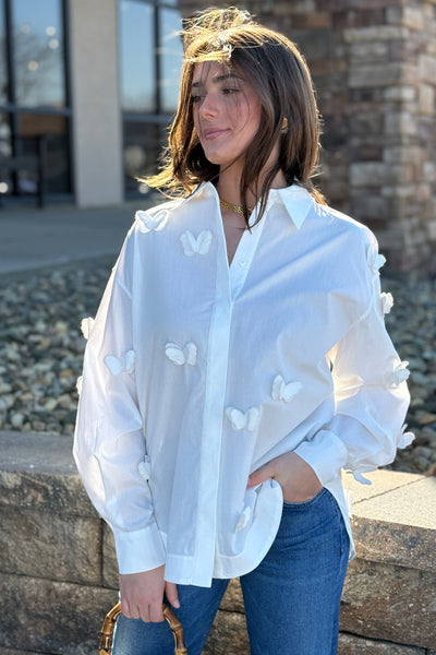 Farm Rio Butterfly Blouse