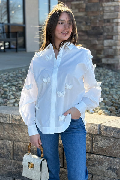 Farm Rio Butterfly Blouse