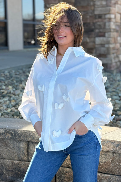 Farm Rio Butterfly Blouse