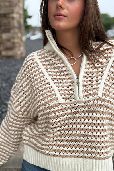Jenn 1/2 Zip Sweater