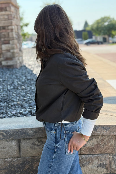 Rowen Faux Leather Jacket