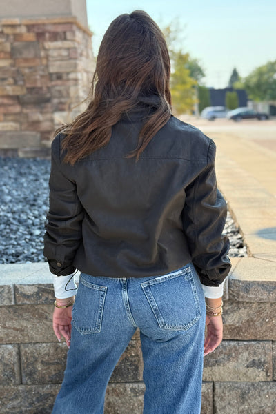 Rowen Faux Leather Jacket