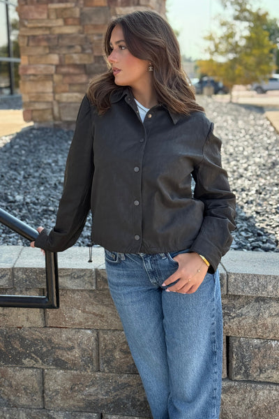 Rowen Faux Leather Jacket