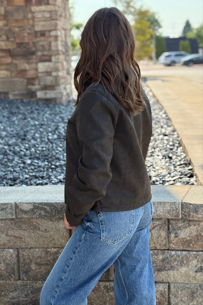 Rowen Faux Leather Jacket