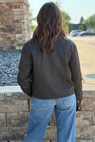 Rowen Faux Leather Jacket