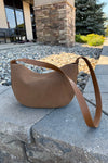 Charli Genuine Suede Hobo Handbag, Camel