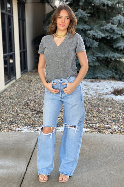 PWT Hendrix Heathered V Tee