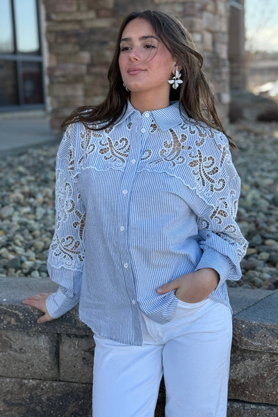 Brandi Button Down