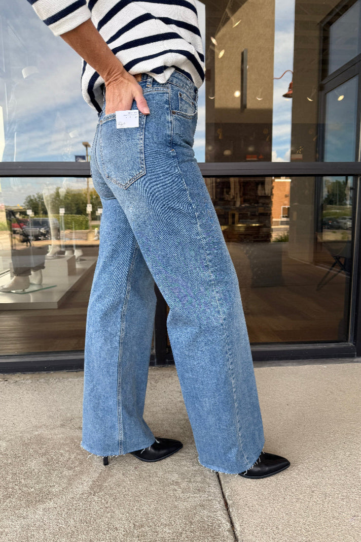 .Rails Getty Wide Leg Jeans, Tradewind