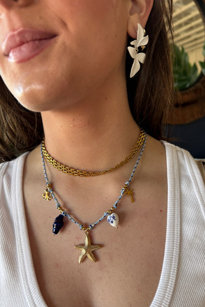 .Under The Sea Charm Necklace