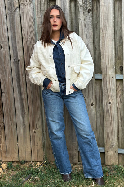 Sawyer Sweater & Denim Jacket