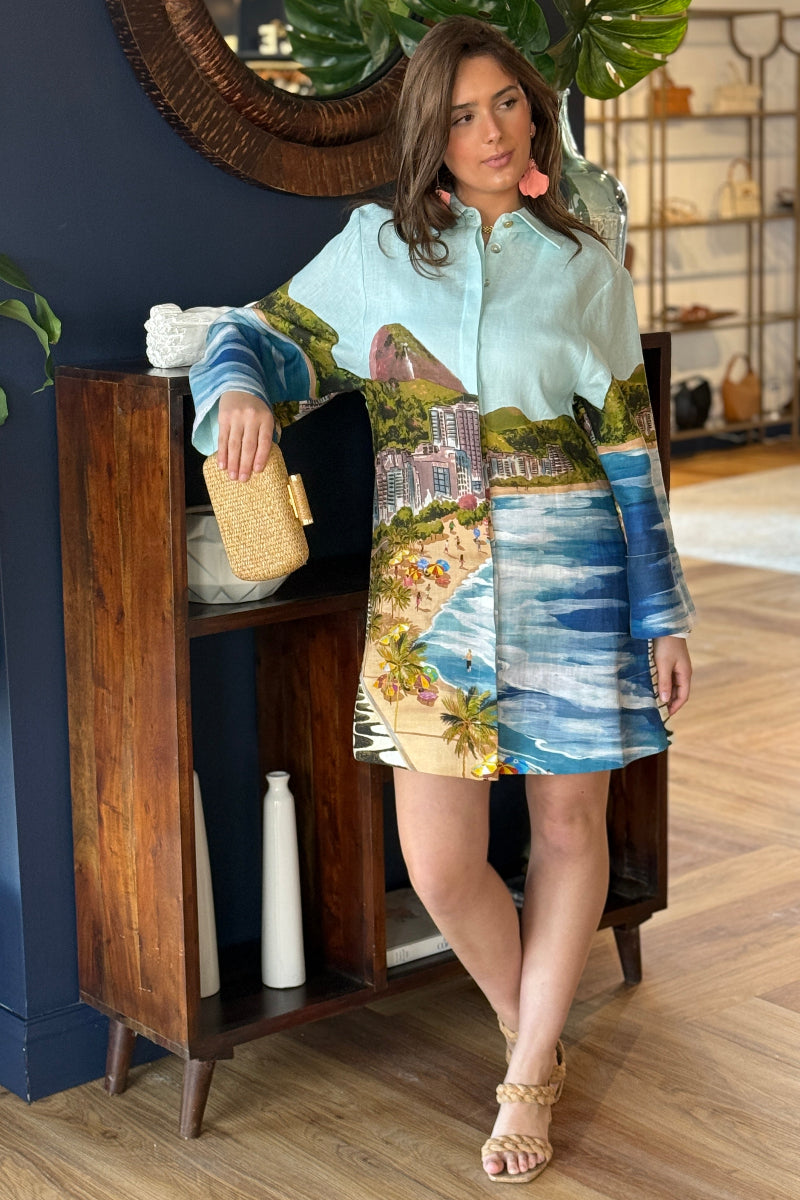 Farm Rio Copacabana Beach Kimono Dress - RUST & Co. Farm Rio Copacabana Beach Kimono Dress - RUST & Co.