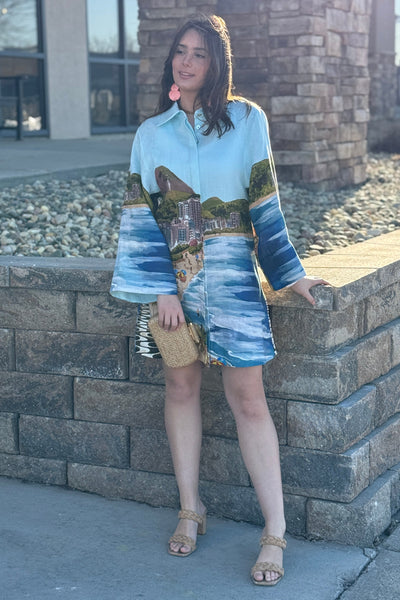 Farm Rio Copacabana Beach Kimono Dress