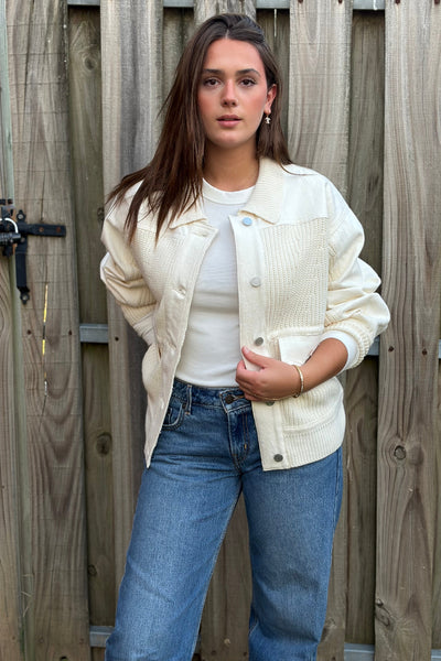 Sawyer Sweater & Denim Jacket