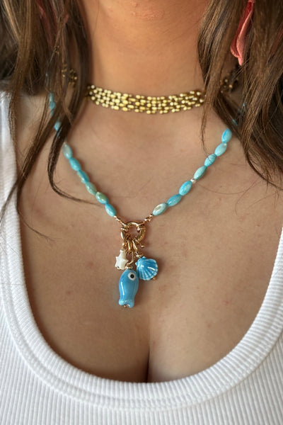 Ocean Dream Charm Necklace