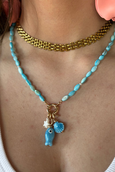 Ocean Dream Charm Necklace